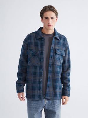 Lc Waikiki Yeni Sezon Rahat Kalıp Uzun Kollu Ekose Erkek Gömlek Ceket