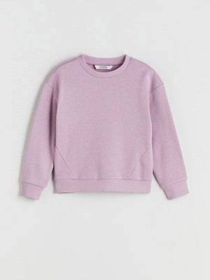 Lc Waikiki Yeni Sezon Bisiklet Yaka Kız Çocuk Sweatshirt