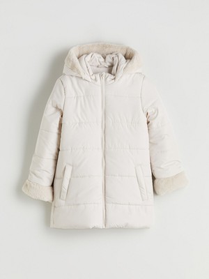 Lc Waikiki Yeni Sezon Kapüşonlu Kız Çocuk Mont