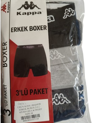 Kappa Erkek 3'lü Boxer