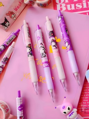 ÖZ OFİS Kuromi Sanrıo 0.7 Uçlu Kalem Seti 4'lü Set