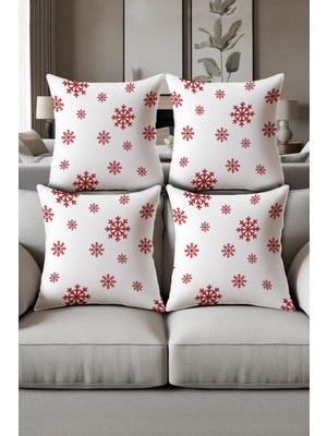 Dolce Mariee Dijital Baskılı Yumuşak Dokulu 4’lü Kırlent Kılıfı Takımı (43X43 Cm) KRL0050