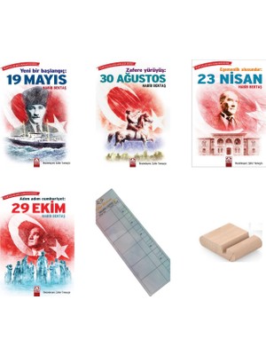 Altın Kitaplar Kurtuluş Mücadelesi Serisi/19 Mayıs-30 Ağustos-23 Nisan-29 Ekim/3.sını/f8-9 Yaş Hikaye+Tablet Tutcu