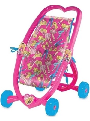 Dede Oyuncak Barbie Kalpli Puset Set 03036