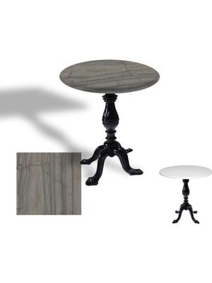 Dockers Çipa 1001 Döküm Ayak Yuvarlak Masa Çap 90CM - (Werzalit, Wermodin ve Allzalit Tabla) - Magma