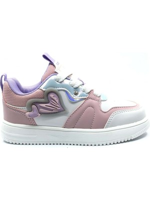 Cool Megan Cırtlı-Bağcıklı Ortopedik Sneaker Kız Çocuk Spor Ayakkabı