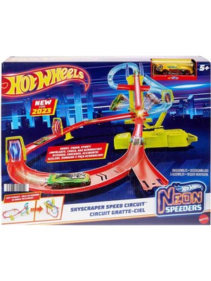 Hot Wheels Neon Yarışlar Çoklu Yarış Heyecanı Pist Seti