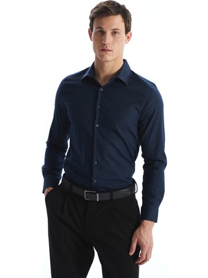 Lc Waikiki Yeni Sezon Slim Fit Uzun Kollu Gabardin Erkek Gömlek