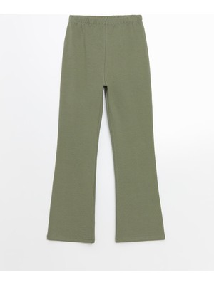 Lc Waikiki Yeni Sezon Beli Lastikli Ispanyol Paça Kız Çocuk Tayt