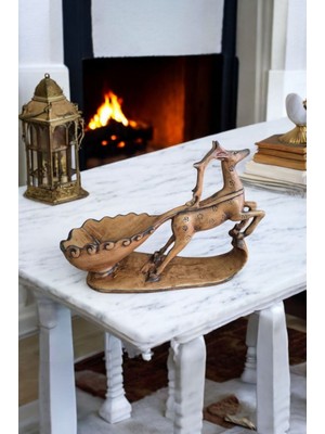 Harmoni Art Dekoratif Geyik Şaraplık/biblo