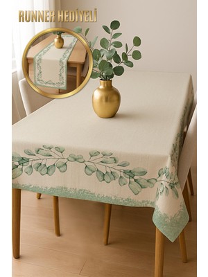 Dolce Mariee Şık Dokulu Leke Tutmaz Masa Örtüsü MSRT005