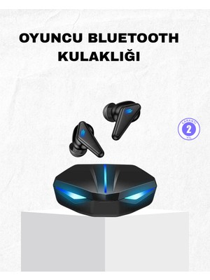 Adat Oyuncu Bluetooth Kulaklık Tam Kablosuz Stereo LED Işıklı