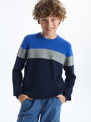 Lc Waikiki Yeni Sezon Bisiklet Yaka Erkek Çocuk Triko Kazak