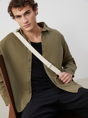 Lc Waikiki Yeni Sezon Rahat Kalıp Uzun Kollu Gabardin Erkek Gömlek Ceket