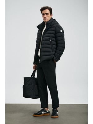 Lufian Gabrıel Kaz Tüyü Siyah Erkek Mont 112120259