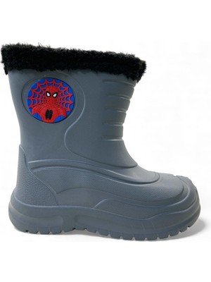 Spıderman 933 Erkek Çocuk Içi Tüylü Yağmur Çizmesi