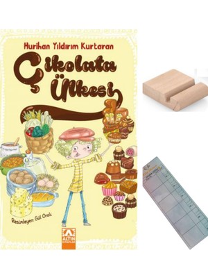 Altın Kitaplar Çikolata Ülkesi / Hurihan Yıldırım Kurtaran  / 3. Sınıf/ 8-9 Yaş Hikaye +Tablet Tutucu+Takip Ayracı