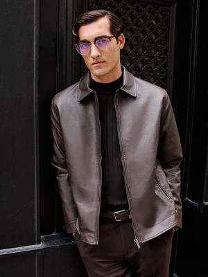 Lc Waikiki Yeni Sezon Gömlek Yaka Suni Deri Erkek Mont