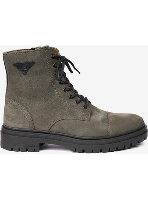 Greyder Erkek Haki Hakiki Deri Military Bot 5K1UB15070N