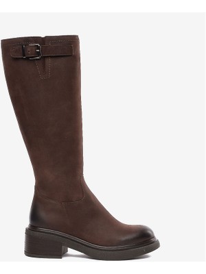 Greyder Kadın Kahverengi Hakiki Deri Çizme 5K2UC35182