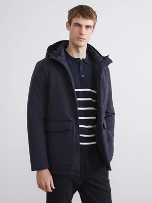 LC Waikiki Standart Kalıp Kapüşonlu Erkek Mont  (W5)