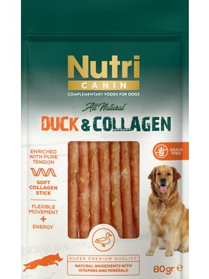 Nutri Canin Duck Collagen Ördekli Köpek Ödülü 80GR