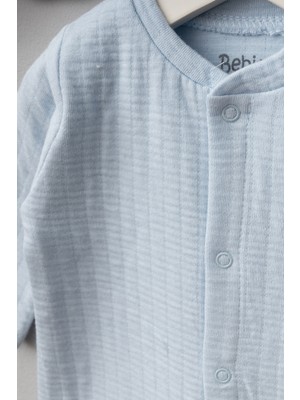 Bebitof My Baby Kumsal % 100 Coton 10 Lu Hastane Çıkışı Yeni Sarılan Ayıcık Desenli 10099
