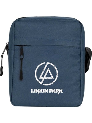 Zepplin Giyim Linkin Park Logo Omuz Çantası Fermuarlı Lacivert Renk
