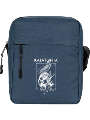 Zepplin Giyim Katatonia Crow Omuz Çantası Fermuarlı Lacivert Renk