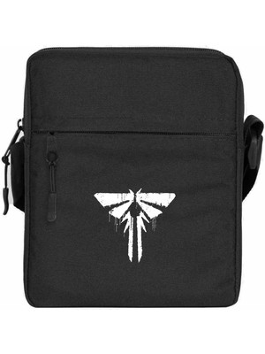 Zepplin Giyim The Last Of Us Logo Omuz Çantası Fermuarlı Siyah Renk