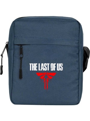 Zepplin Giyim The Last Of Us Blood Omuz Çantası Fermuarlı Lacivert Renk