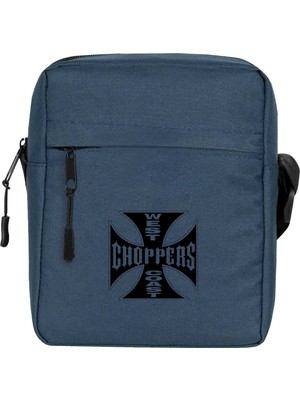 Zepplin Giyim West Coast Choppers Omuz Çantası Fermuarlı Lacivert Renk