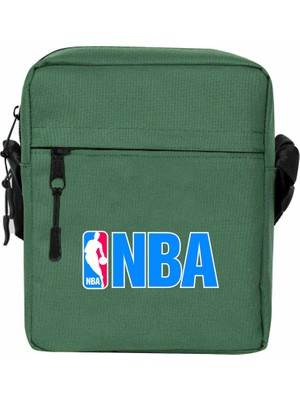 Zepplin Giyim Nba Logo Omuz Çantası Fermuarlı Yeşil Renk