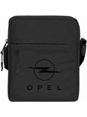 Zepplin Giyim Opel New Logo Omuz Çantası Fermuarlı Siyah Renk
