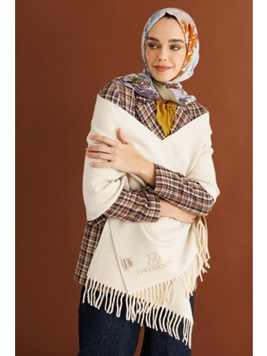 Mooncorn Çift Taraflı Yün Atkı