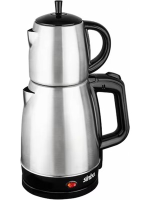 FRY Sinbo STM-5831 Elektrikli Çelik Çay Makinesi Çaycı 1.7lt + 0.7lt Çay Süzgeçli (5358)