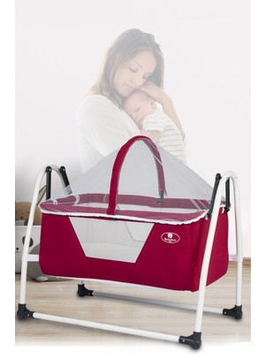 Bebelow Sobee Portatif Kurulumlu Lüks Sallanır Bebek Beşik