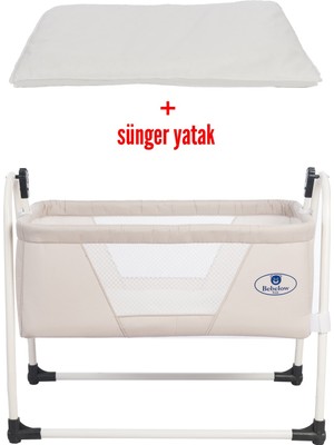 Bebelow Sobee Portatif Kurulumlu Lüks Sallanır Bebek Beşik
