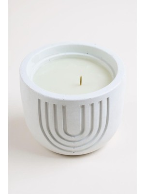 Mum ve Parafin El Yapımı Dekoratif Taş Tozu Mum Kutu Modern ve Şık Takı Kutusu Kokulu Mum Saksı Organizer