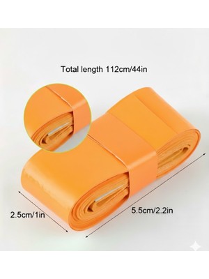 WorstFisher 3 Adet Premium Poliüretan Tenis Raketi Tutma Bandı, Kaymaz Ter Emici Badminton Raketi Üst Kavramaları Çeşitli Renklerde (Pembe, Mavi, Yeşil, Sarı, Mor, Beyaz, Siyah3