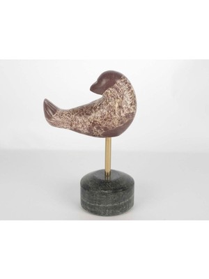 Mikasa Moor Mermer Metal Çubuk Kuş Obje 14X22CM