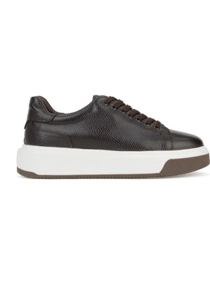 Ziya, Erkek Hakiki Deri Ayakkabı 1531023Z1002 Kahve