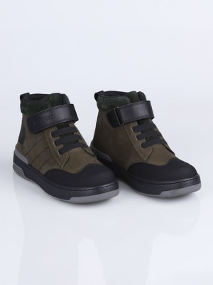 World Kids K-6248 Hakiki Deri Bot F. Yeşil - 32