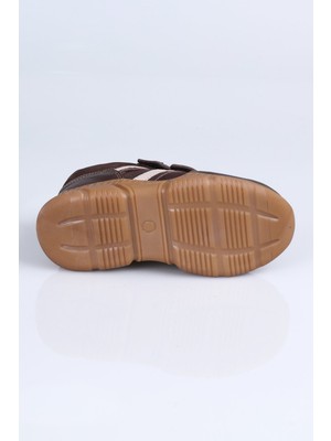 Elma Şekeri 1009 Hakiki Deri Bot P. Kahverengi - 28