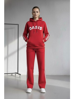 Kanguru Cepli 3 Çizgi Oasis Eşofman Takımı