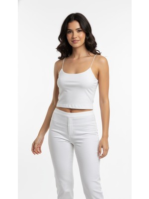 ACTRİS Ip Askılı Crop Top Astarlı Büstiyer