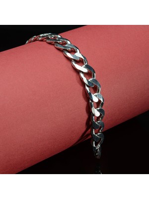 Silvalli 350 Mikron Rodyum Gurmet Gümüş Bileklik