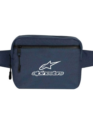 Zepplin Giyim Alpinestars Logo Text Bel Çantası Fermuarlı Lacivert Renk