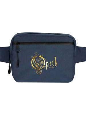 Zepplin Giyim Opeth Logo Classic Bel Çantası Fermuarlı Lacivert Renk