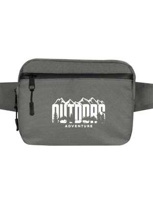 Zepplin Giyim Autdors Adventure Bel Çantası Fermuarlı Gri Renk